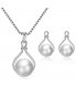 SET508 - Pearl bridal jewelry set